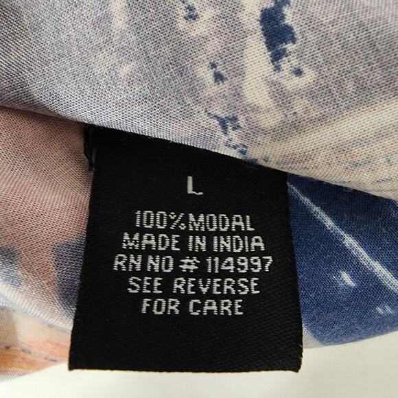 Tolani Regular Printed Open Front Woven Wrap Kimono Womens Large Abstract Red - Picture 9 of 11